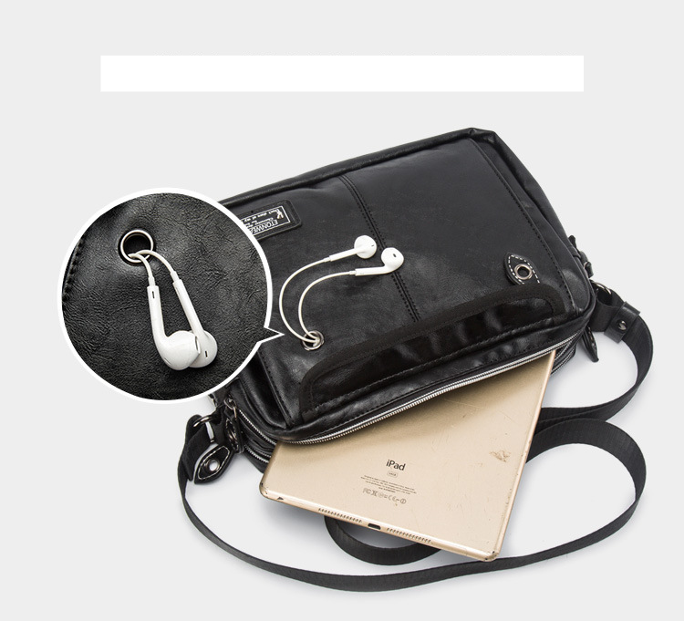 Férfi válltáska, alkalmi divatos táska, átlós válltáska, vízálló, nagy kapacitású_voghion.com