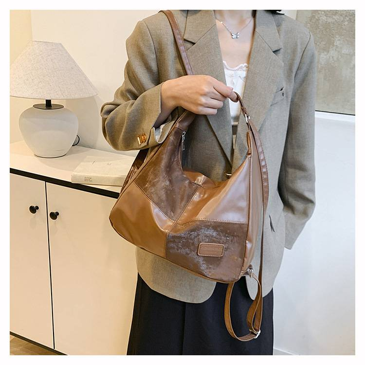 Textured Bag Women's Autumn/winter 2025 New Fashion Joker Multifunctional Shoulder Bag Leisure Shoulder Bag_voghion.com