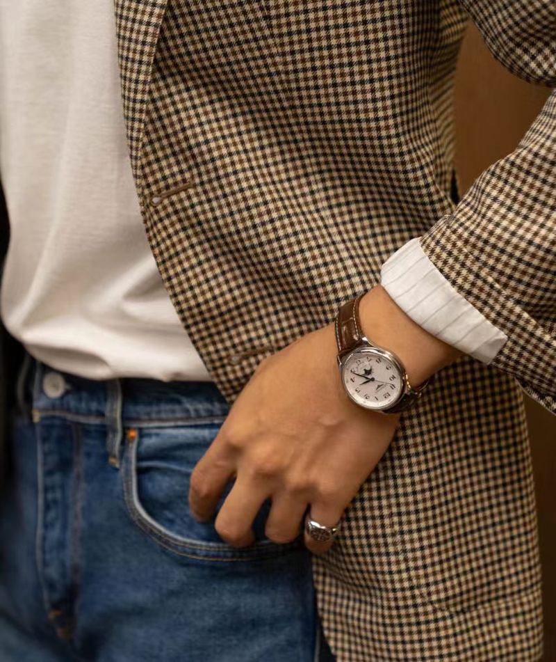 Orologio da uomo con fasi lunari a otto lancette, orologio meccanico completamente automatico per sole, luna e stelle, orologio da uomo d'affari_voghion.com