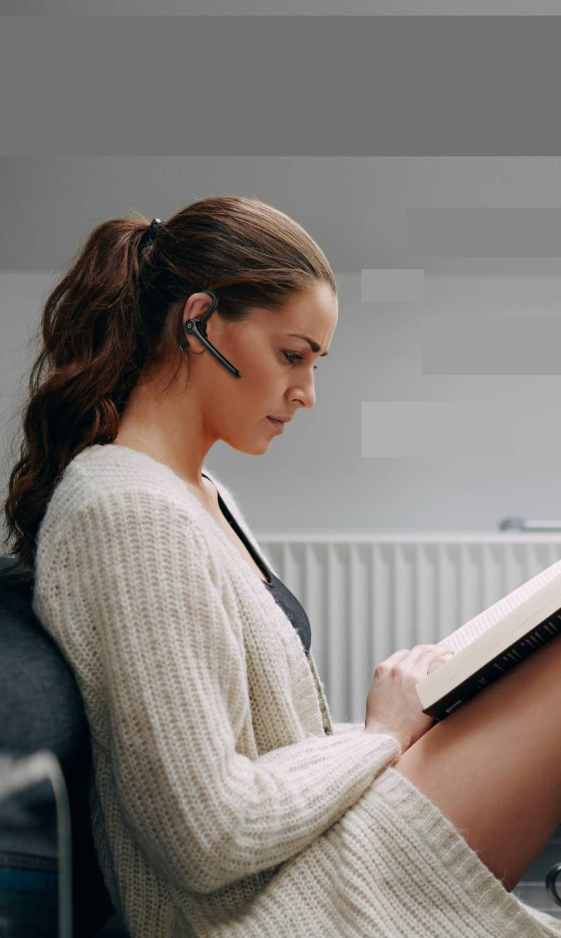 F910 Business Ear Hanging Wireless Bluetooth-Kopfhörer mit hochauflösender Rauschunterdrückung und Doppelmikrofon für Anrufe_voghion.com