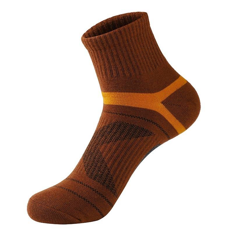 Nuovo marchio 5 paia di calzini da uomo in cotone ad asciugatura rapida, calzini invernali da uomo, termici, per trekking maschile, alta qualità_voghion.com