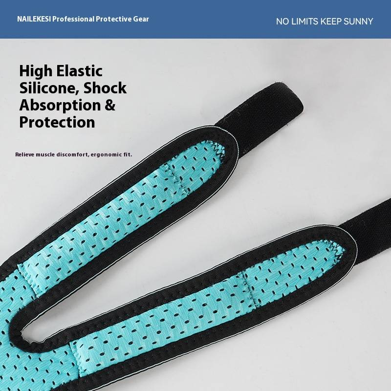 Breathable Summer Knee Brace With Silicone Patella Pad – Shock Absorption & Dual Compression For Running, Basketball & Fitness (Unisex)_voghion.com