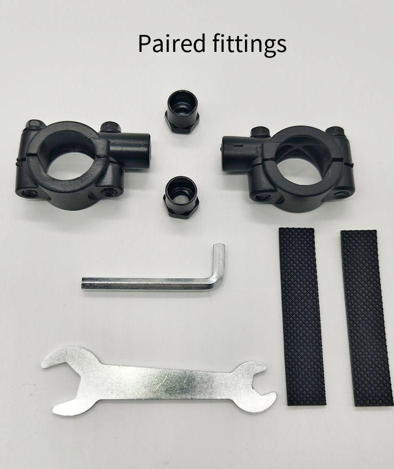Specchietto retrovisore universale per bici, specchietto retrovisore per moto, accessorio pieghevole per ciclismo, riflessione HD grandangolare, struttura resistente in nylon e acrilico_voghion.com