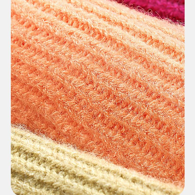 Mother & Kids Gradient Snow Top Gloves For Kids - Warm Winter Gloves For Boys & Girls (2-12 Years), Anti-Static, Breathable Polyester, Unisex_voghion.com