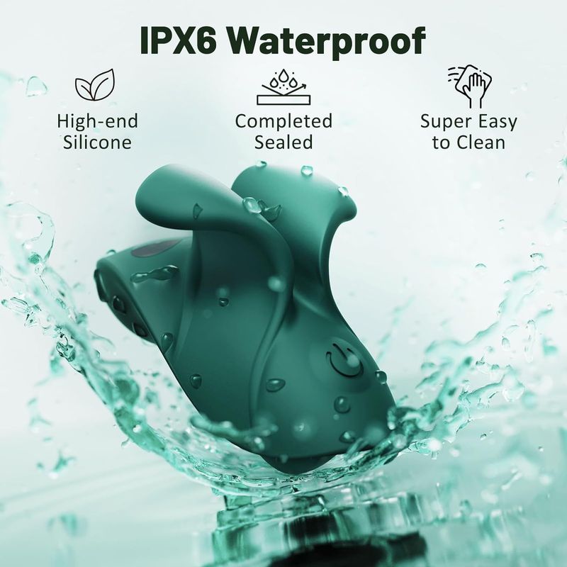 Vibratore da dito Xinmeng, massaggiatore a forma di uovo con vibrazione a 8 frequenze per il clitoride femminile, giocattoli sessuali per flirt e masturbazione_voghion.com