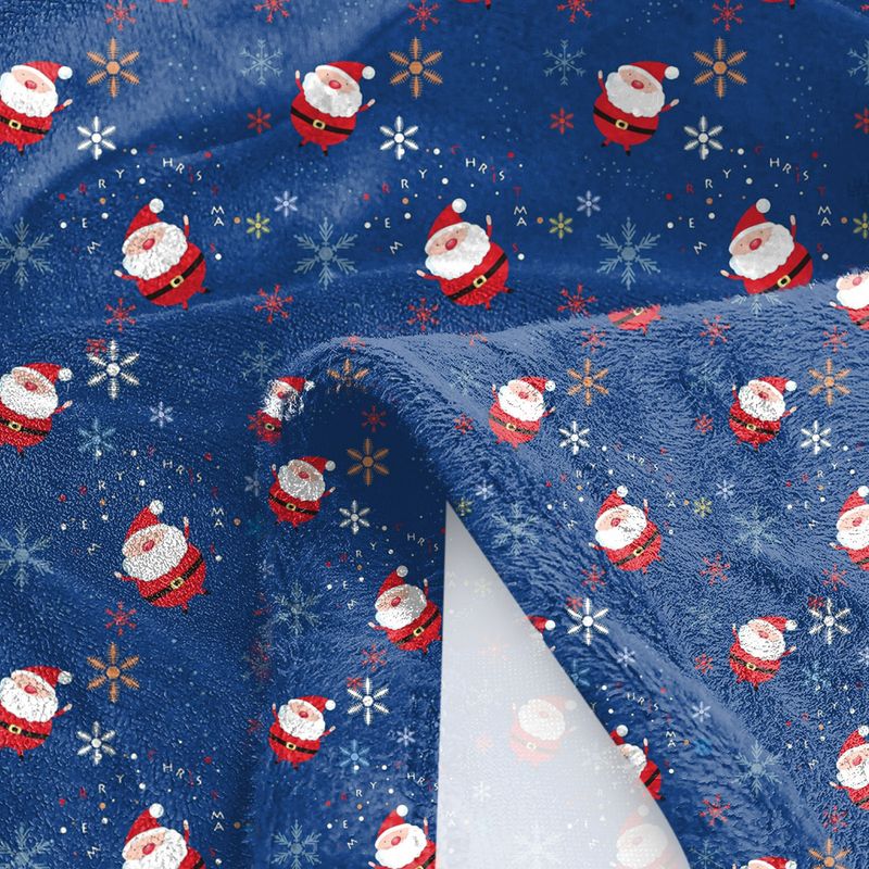Accappatoio lungo e camicia da notte da donna con cuciture stampate natalizie di vendita calda con cintura (vendite dirette in fabbrica)_voghion.com
