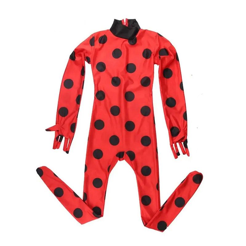 Anime Marienkäfer Mädchen Kleidung Halloween Bühnenauftritt Kinderkleidung Miracle Girl Black Cat Noel Jumpsuit_voghion.com