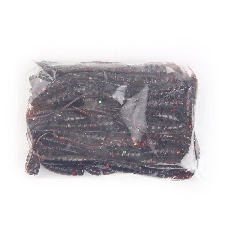 Köder Weicher Köder 0,4 g/4,5 cm Weicher Wurmköder Madenwurm Roter Wurm Fischköder 50/Beutel Angelausrüstung Produkte_voghion.com
