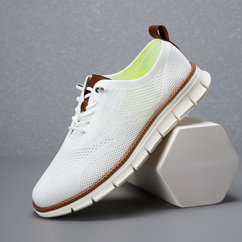 Euro Step Neue leichte, atmungsaktive Schnürschuhe für Herren, große Größe, rutschfest, für den Außenbereich, lässig_voghion.com