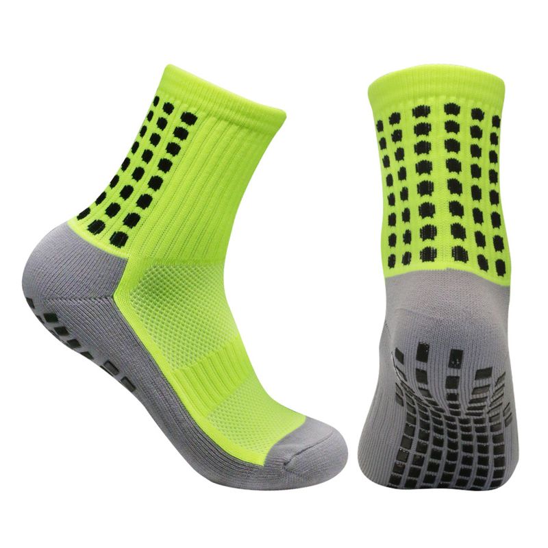 Sporta zeķes, futbola zeķes, biezas, ar dvieli apakšmalu, neslīdošas zeķes, skriešanas zeķes, basketbola zeķes, riteņbraukšanas zeķes, vidēja izmēra caurulītes, punktētas jogas zeķes_voghion.com