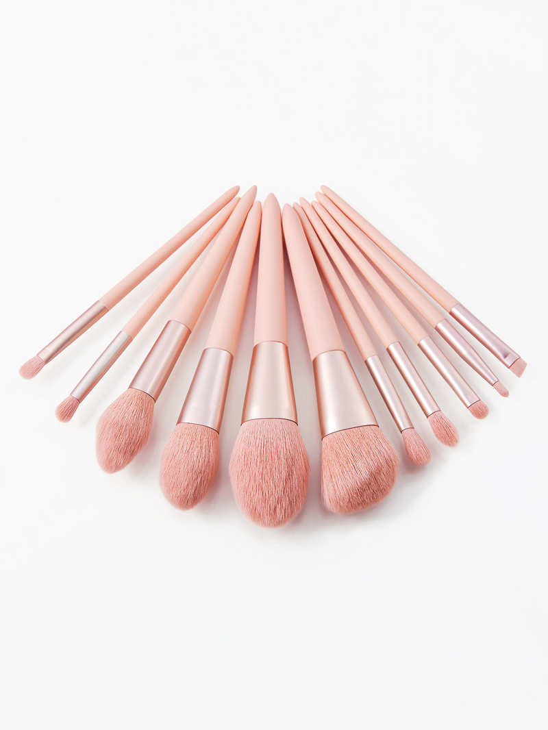 Set di pennelli per trucco Feizixiao da 11 pezzi, set di strumenti rosa GUJHUI_voghion.com