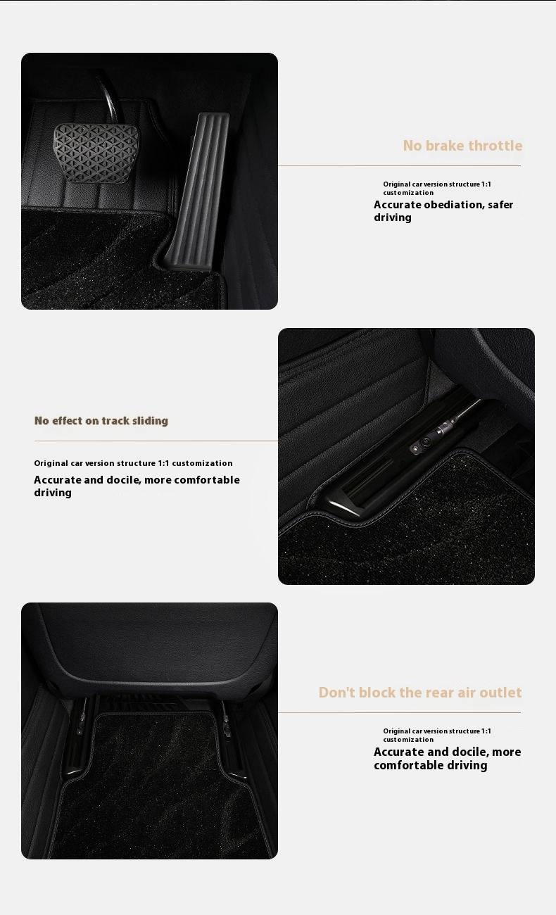 GOLF/Bora/Magotan Interior Floor Mats, Car Carpets, Car Floor Mats, Scratch Resistant And Wear-resistant, Environmentally Friendly And Odorless_voghion.com