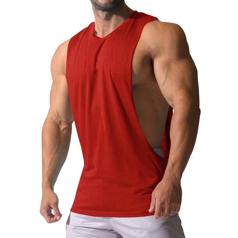 Maglietta estiva alla moda da uomo, con scollo rotondo, senza maniche, stile gilet, S-3XL_voghion.com