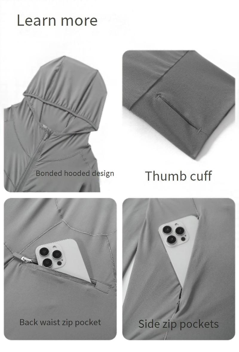 Women's Summer Sun Protection Hoodie - UPF 50+ UV Blocking, Quick-Dry & Cooling Fabric For Outdoor Activities_voghion.com