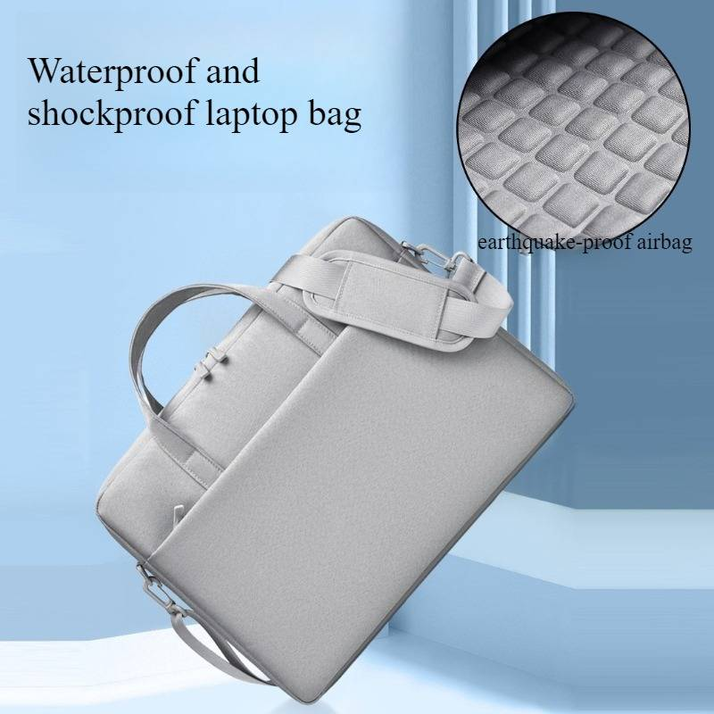 Laptop Bag With Airbag, Waterproof And Shockproof, 15-16 Inch Laptop Bag, 17 Inch Large Capacity_voghion.com