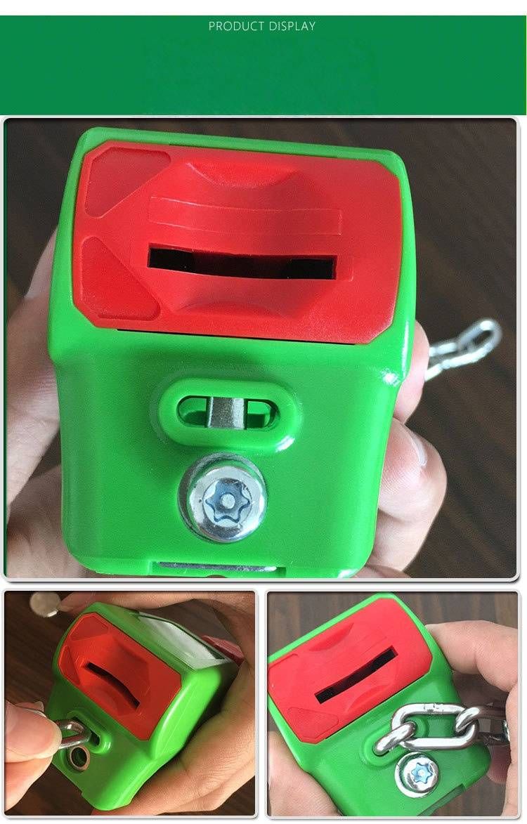 Coin-Operated Shopping Cart Lock – Plastic Trolley Lock For Supermarkets & Retail (Model: MJ-STL04)_voghion.com