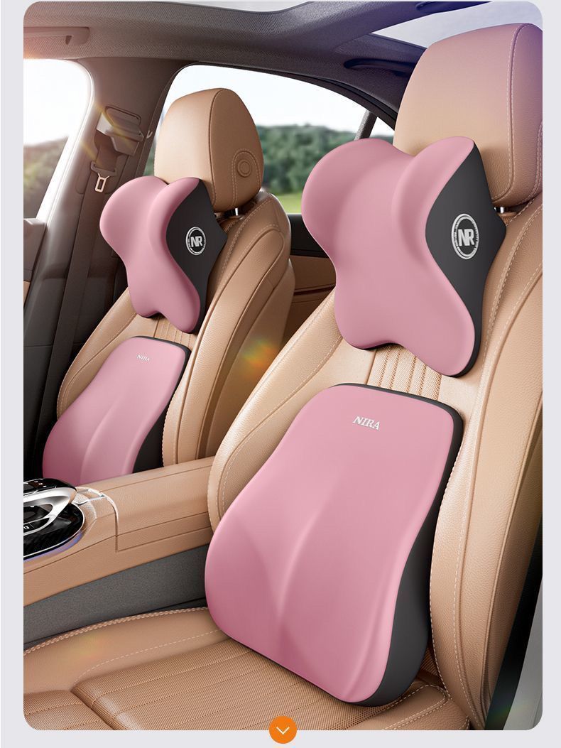 Auto Kopfstütze Lordosenstütze Auto Nackenkissen Lordosenstütze Sitz Integriertes Kissen Rückenkissen Auto Lordosenstütze Sitzanzug_voghion.com
