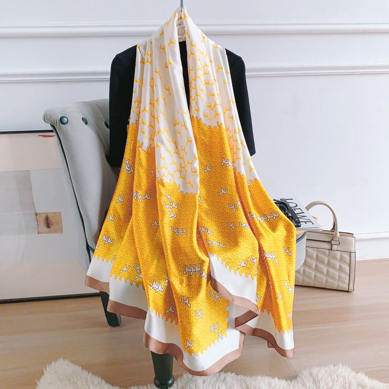 90 x 180 cm, mittellang, mit Yan Nanfei-Design, edler, eleganter Seidenschal für Mütter zum Begleiten und Vorzeigen_voghion.com