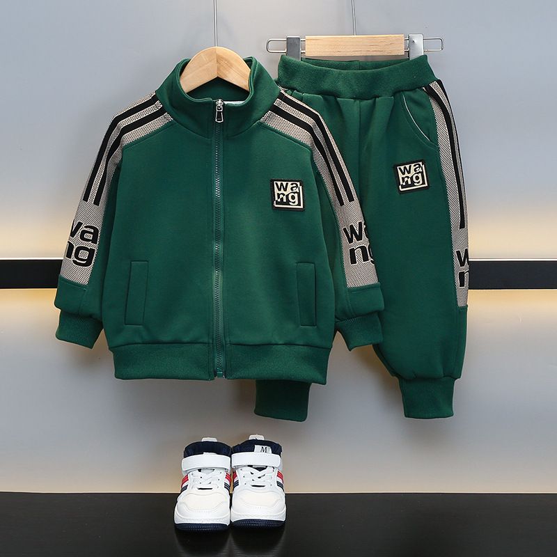 Mère Enfants Nouveau Automne Bébé Garçons Vêtements Costume Tout-petits Filles Décontracté Mode Dessin Animé Sweats Jeans 2 Pièces/Ensemble Infantile_voghion.com