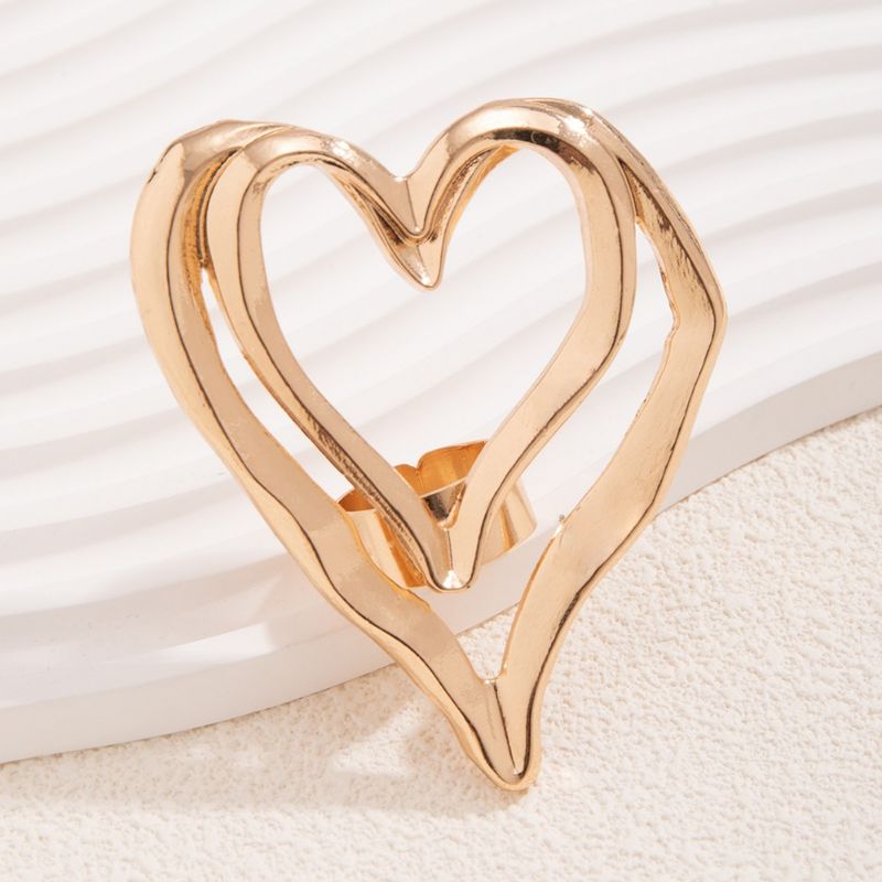 Hot sales 2024 Women's Big Double Heart Thumb Fashion Ring, Decorative Accessories, Gifts_voghion.com