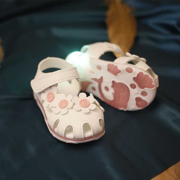 Kinder Schuhe Sommer neue stil baby mädchen kleinkind schuhe baby schuhe weichen boden nicht-rutsch verschleiß-beständig 0-1-3 jahre altes mädchen schuhe sandalen_voghion.com
