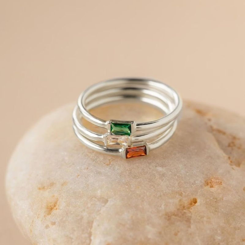 Anello in argento sterling S925 per donna con pietra portafortuna di dicembre, squisito design di nicchia, stile di design di alta gamma_voghion.com