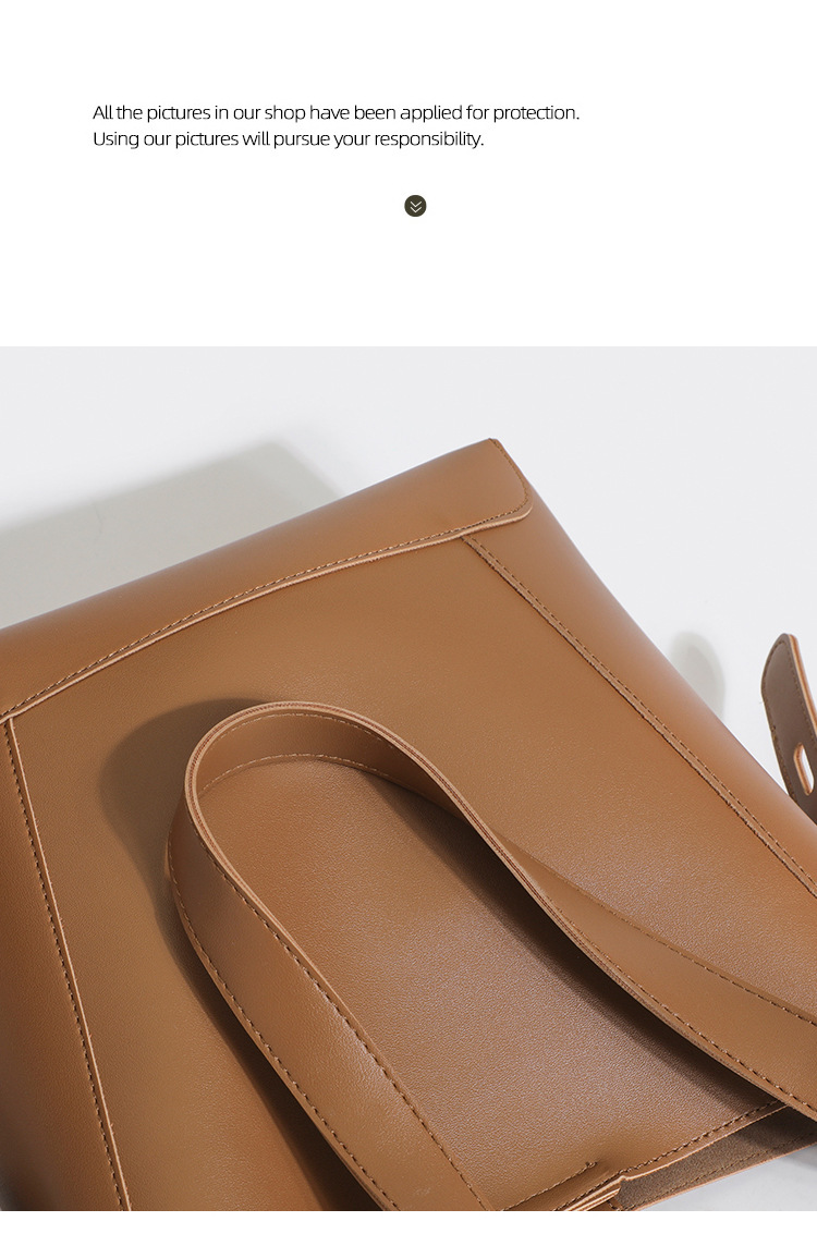 Fashion Bucket Bag Women's Large Capacity Shoulder Underarm Bag Crossbody Bag Commuter Tote Bag_voghion.com