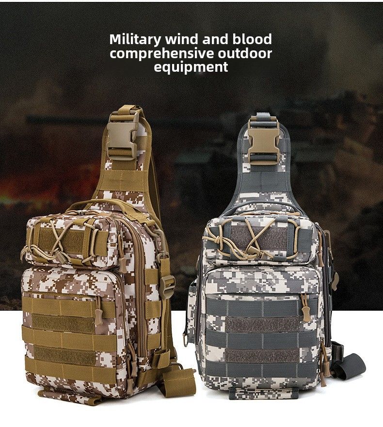 Luya Bag 2018 Nou Rucsac Tactic Camuflaj Geantă de Exterior pentru Bărbați Geantă de Piept Multifuncțională Umăr Crossbody Geantă cu Trei Scopuri_voghion.com