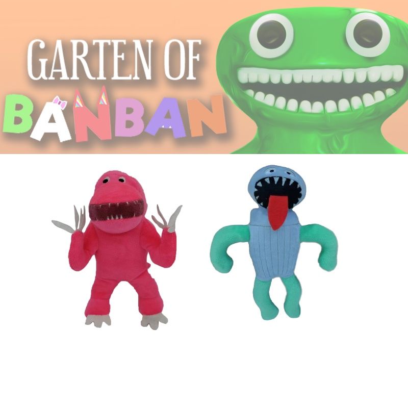 Plush Garden Banban Toys Trash Can And Clown Figures_voghion.com