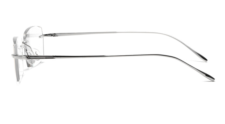 Occhiali da presbiopia unisex con bordo tagliato a luce blu con diamanti e occhiali da presbiopia senza cornice, occhiali da presbiopia per uomo e donna che cambiano colore_voghion.com