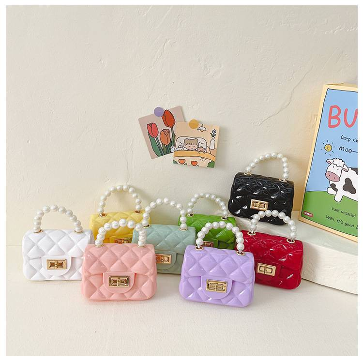 Jelly Bag Mini-Handtasche für Kinder – süße Kinder-Umhängetasche für Mädchen, stylische Mini-Geldbörse für Studenten, ideal für kleine Mädchen_voghion.com