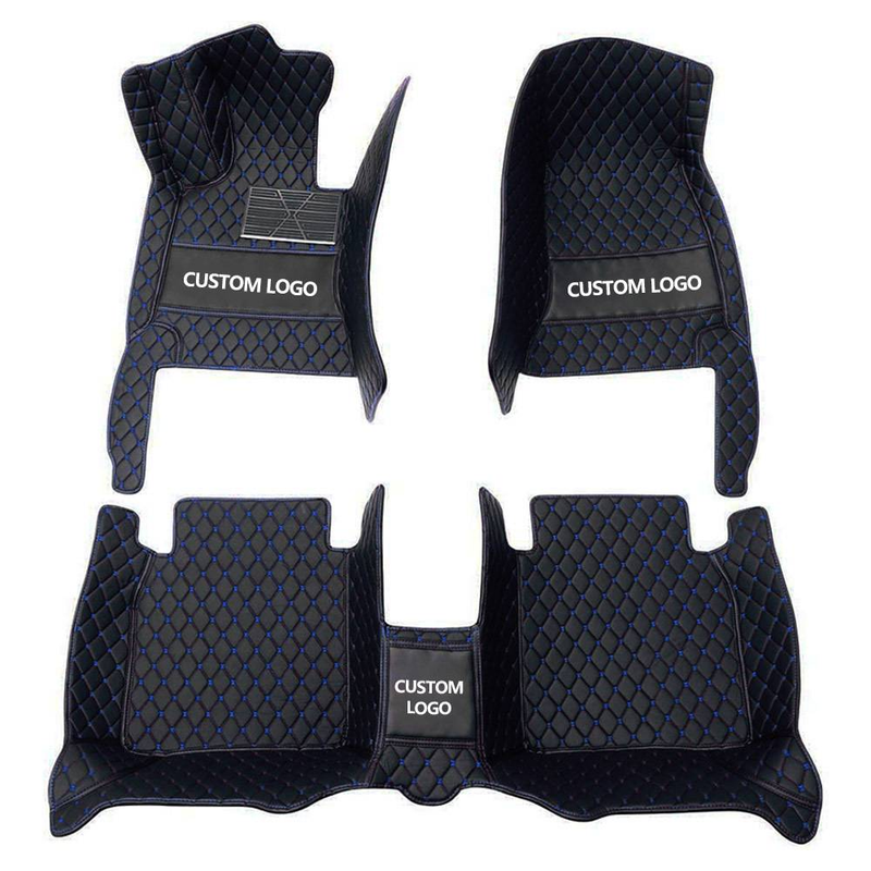 Car Carpet Car Floor Mats Suitable for BMW- 5 series E34 E39 E60 E61 F07 F10 F11 F18 G30 G31 G38 Waterproof Leather Car Mats_voghion.com