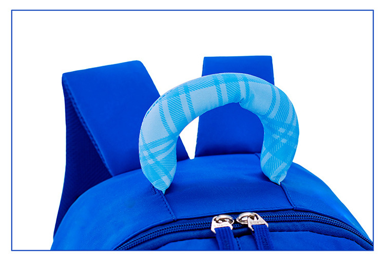 Mochila para niños y bebés con diseño de conejo de dibujos animados, bonita mochila de primer grado para bebés, mochila escolar con estampado de letras a cuadros._voghion.com