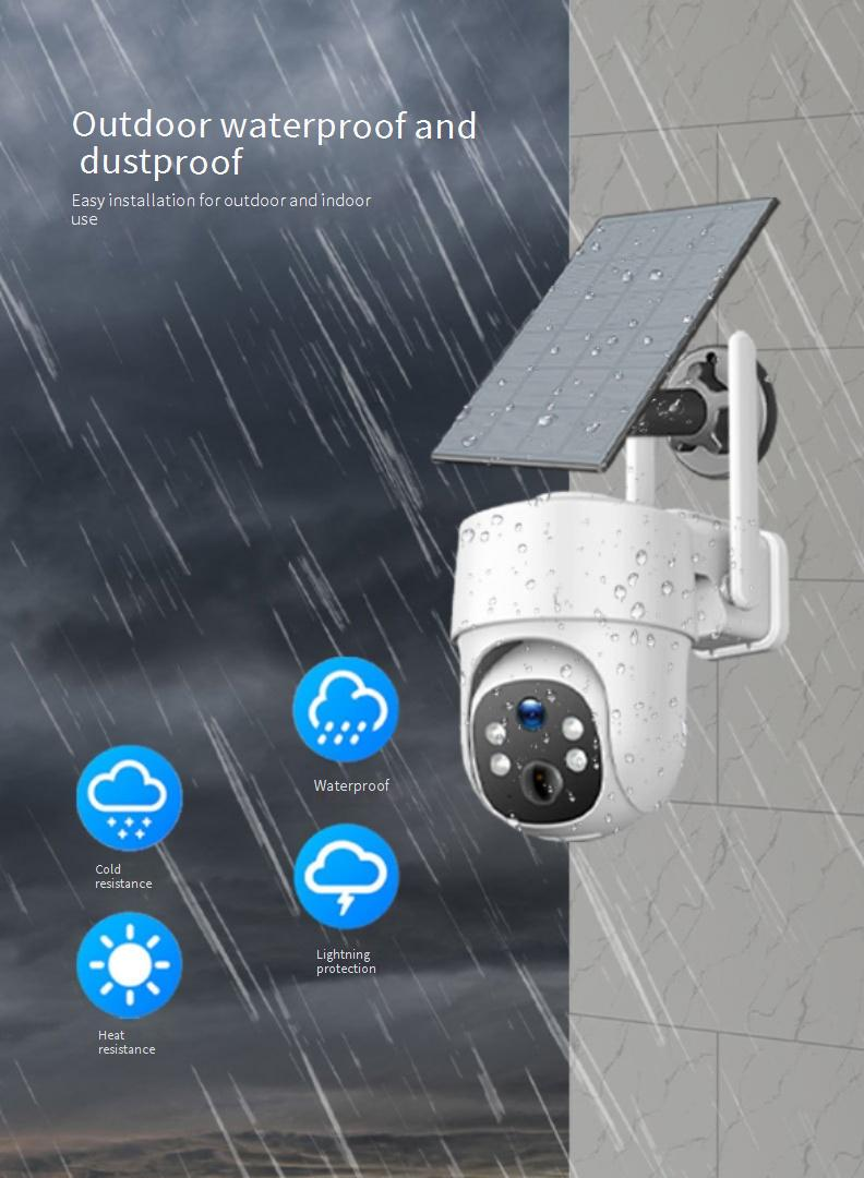 Security Cameras Outdoor Wireless Camera Wifi Solar 4G PTZ Farm Monitoring HD Smart Camera Ball Machine_voghion.com