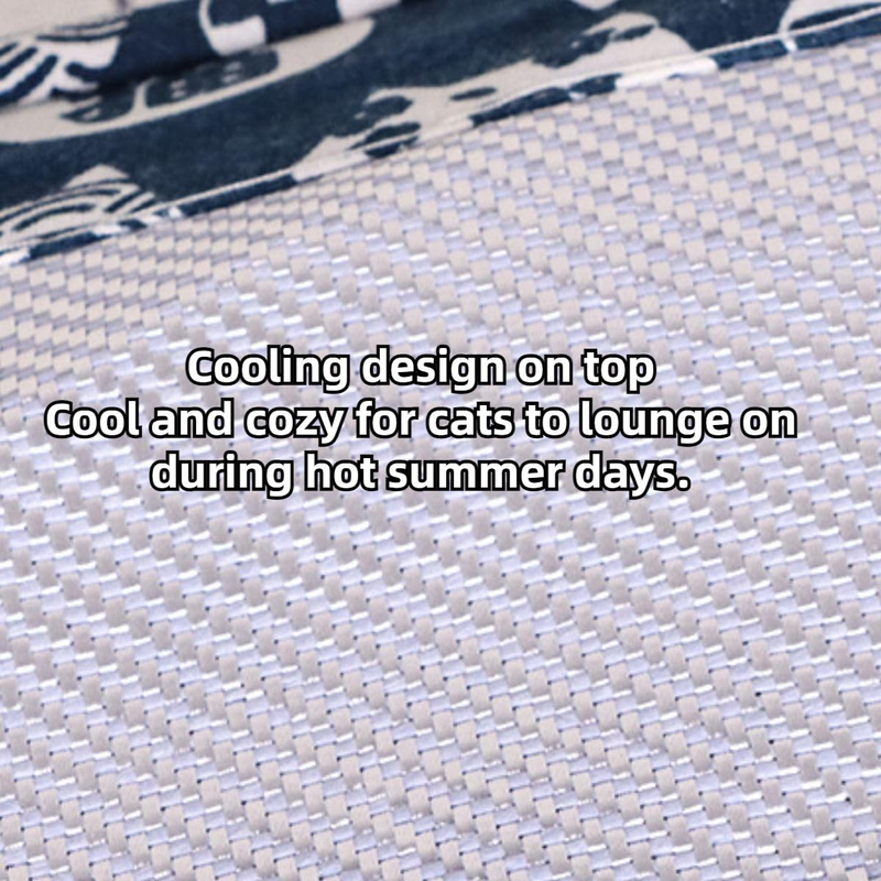 Amaca per gatti con palla, cuccia morbida regolabile a doppio strato, adatta per gattini, furetti o piccoli animali domestici, adatta per interni a 2 livelli, adatta per tutte le stagioni._voghion.com