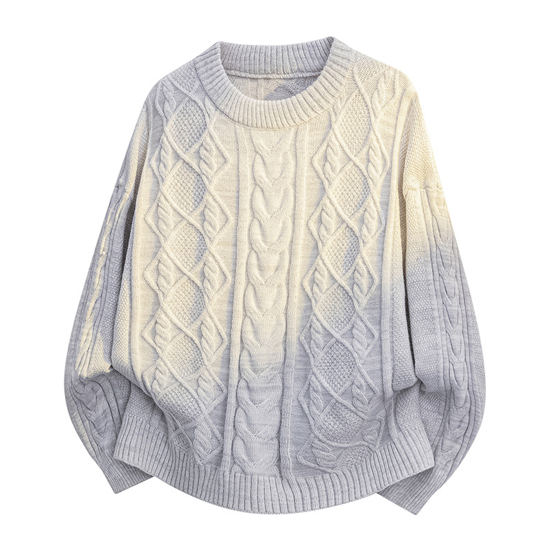 Diamond-Knit Unisex Trui – Relaxte Ronde Hals Trui (M-3XL, 3 Klassieke Kleuren)_voghion.com