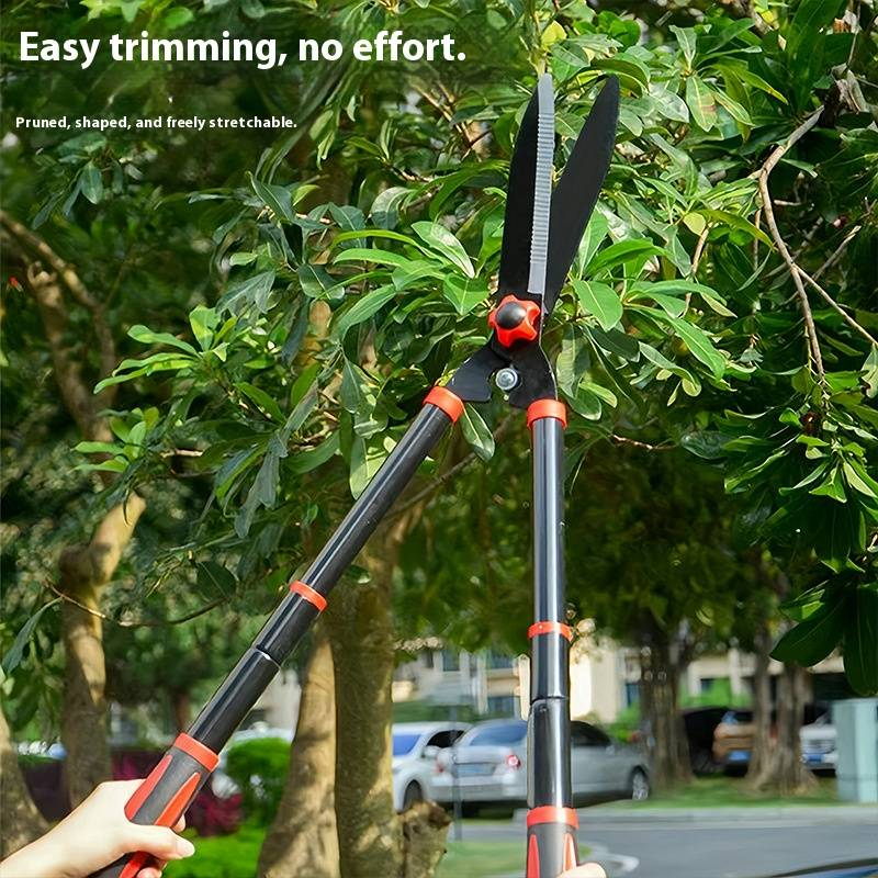 Forbici da giardino professionali per impieghi gravosi - Tagliasiepi in acciaio ad alto tenore di carbonio per rami, arbusti e prato con impugnatura ergonomica_voghion.com