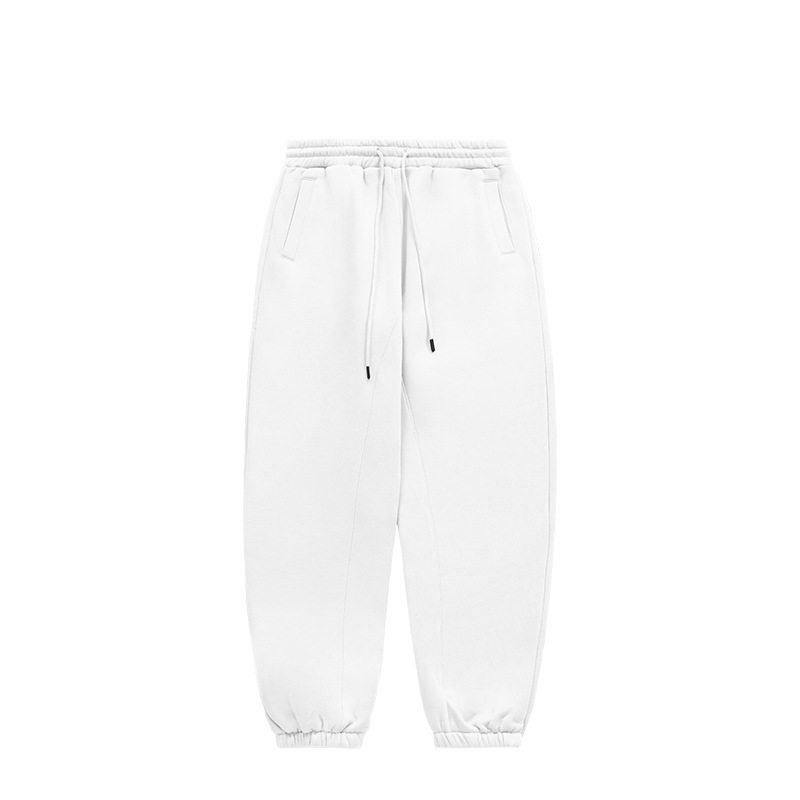 Schwere Fleece-Jogginghose für Herren – 350 g/m² Plüsch-Winterjogginghose mit Bündchen an den Knöcheln (10 Farben, S-XXL) – Gemütliche Lounge- und Streetwear-Hose_voghion.com