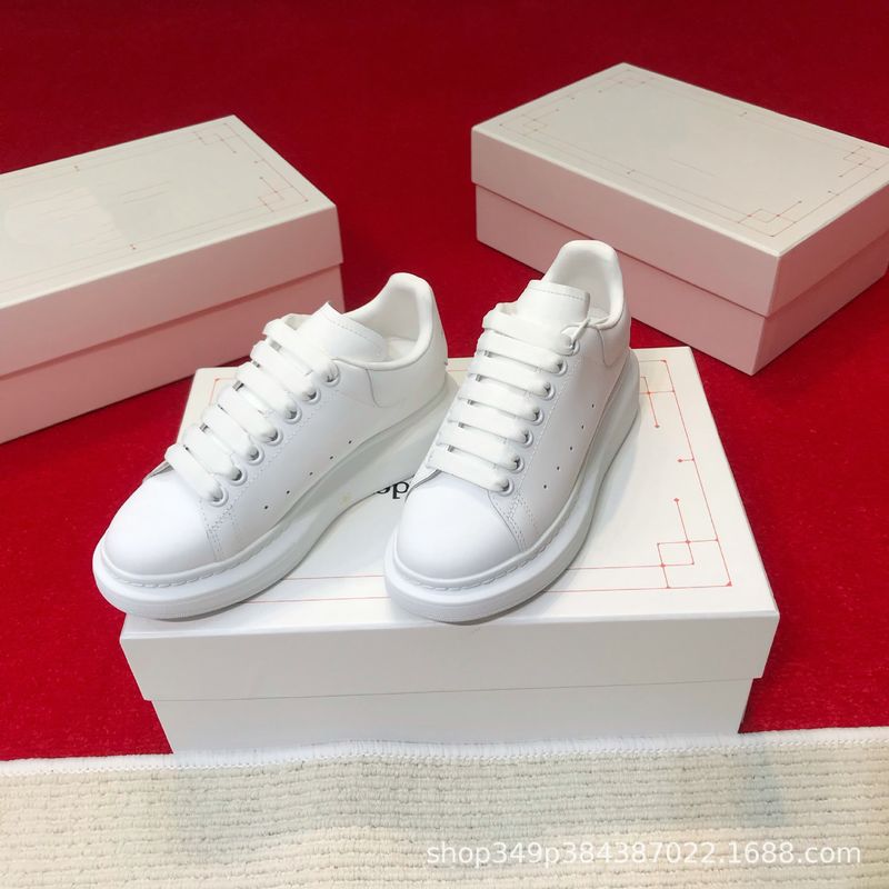 Nuova versione alta, nuova scarpa casual bianca con suola spessa, altezza aumentata, per uomo e donna, coppia, trendy, versatile._voghion.com
