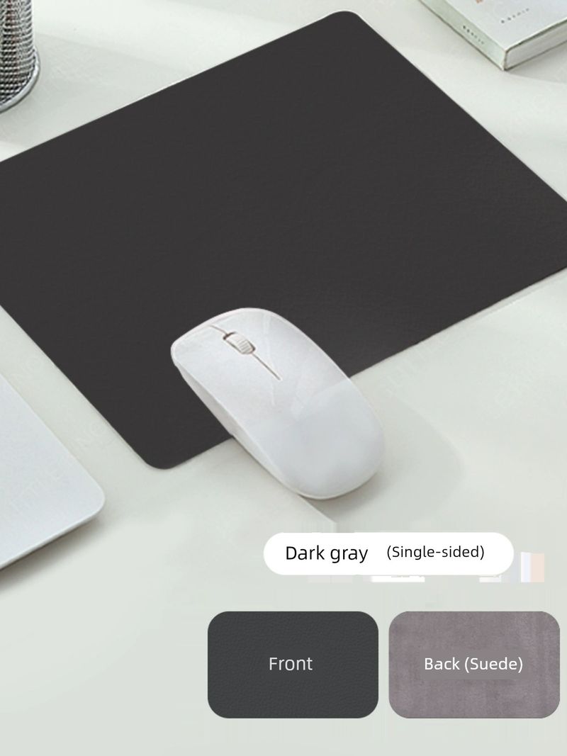Unbeatable Quality Small Size Minimalist Pure Color Office Desk Mat Notebook Computer Leather Waterproof Stain-Resistant Girl Mouse Pad_voghion.com
