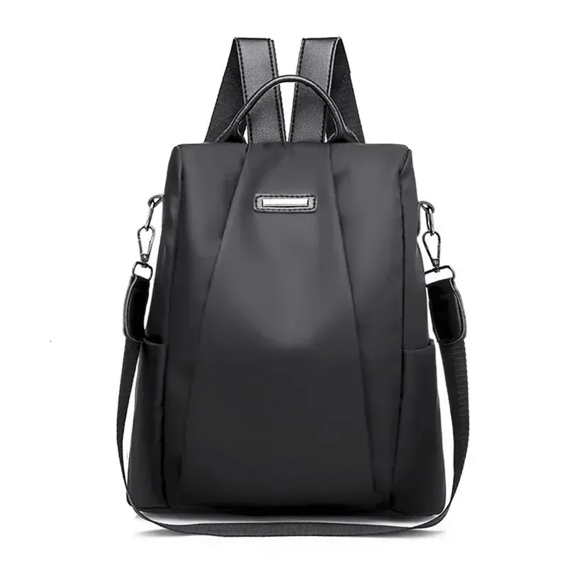 Zaino da donna multifunzione con tracolla staccabile, leggero, impermeabile e di grande capacità, in nylon Soid Coor_voghion.com