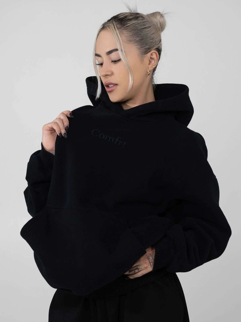 Women's Clothing Heavy Printing Oversize Hoodie Casual Loose Sweatpants Set_voghion.com