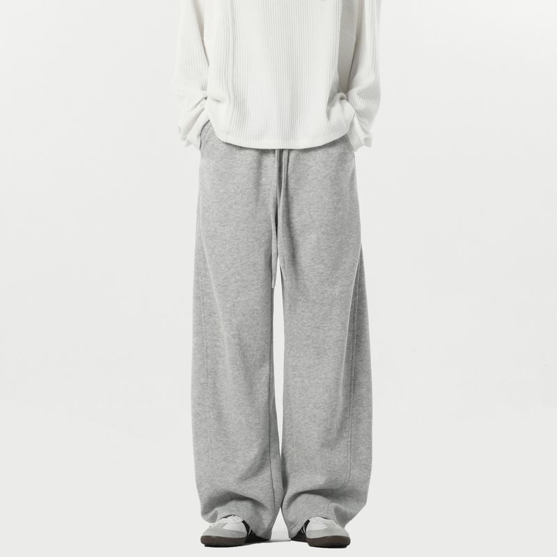 Retro High Street Cargo-broek voor heren - Oversized joggingbroek met rechte pijpen en patchworkdesign, streetwear-essentials voor een casual en stedelijke stijl_voghion.com