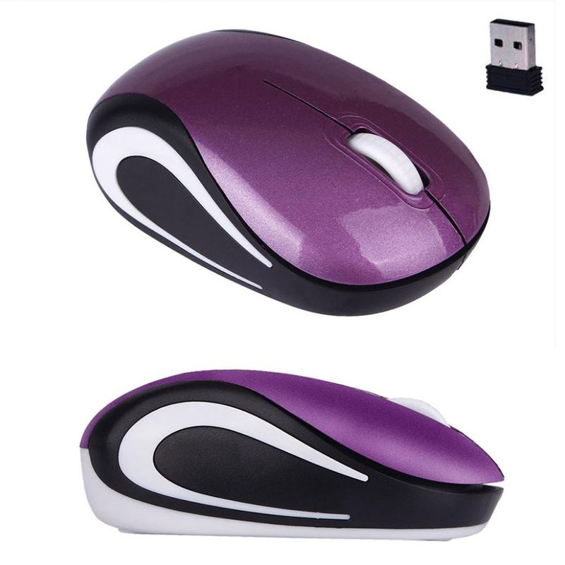 Xinweiqing Portable PC Notebook 800/1200DPI USB 3 Keys Optical 2.4G Mini Wireless Mouse_voghion.com