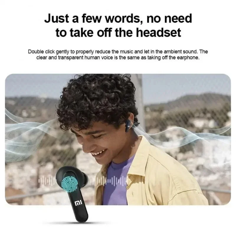 Xiaomi Tune 230NC Auricolari Bluetooth senza fili TWS con cancellazione del rumore Auricolari stereo per bassi puri Cuffie impermeabili Smart Sport_voghion.com