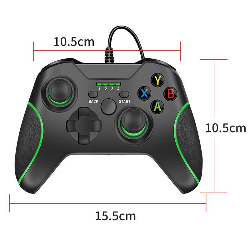 USB-Kabelcontroller für Xbox One-Videospiel-Joystick Mando für Microsoft Xbox One Slim Gamepad Controle Joypad für Windows PC_voghion.com