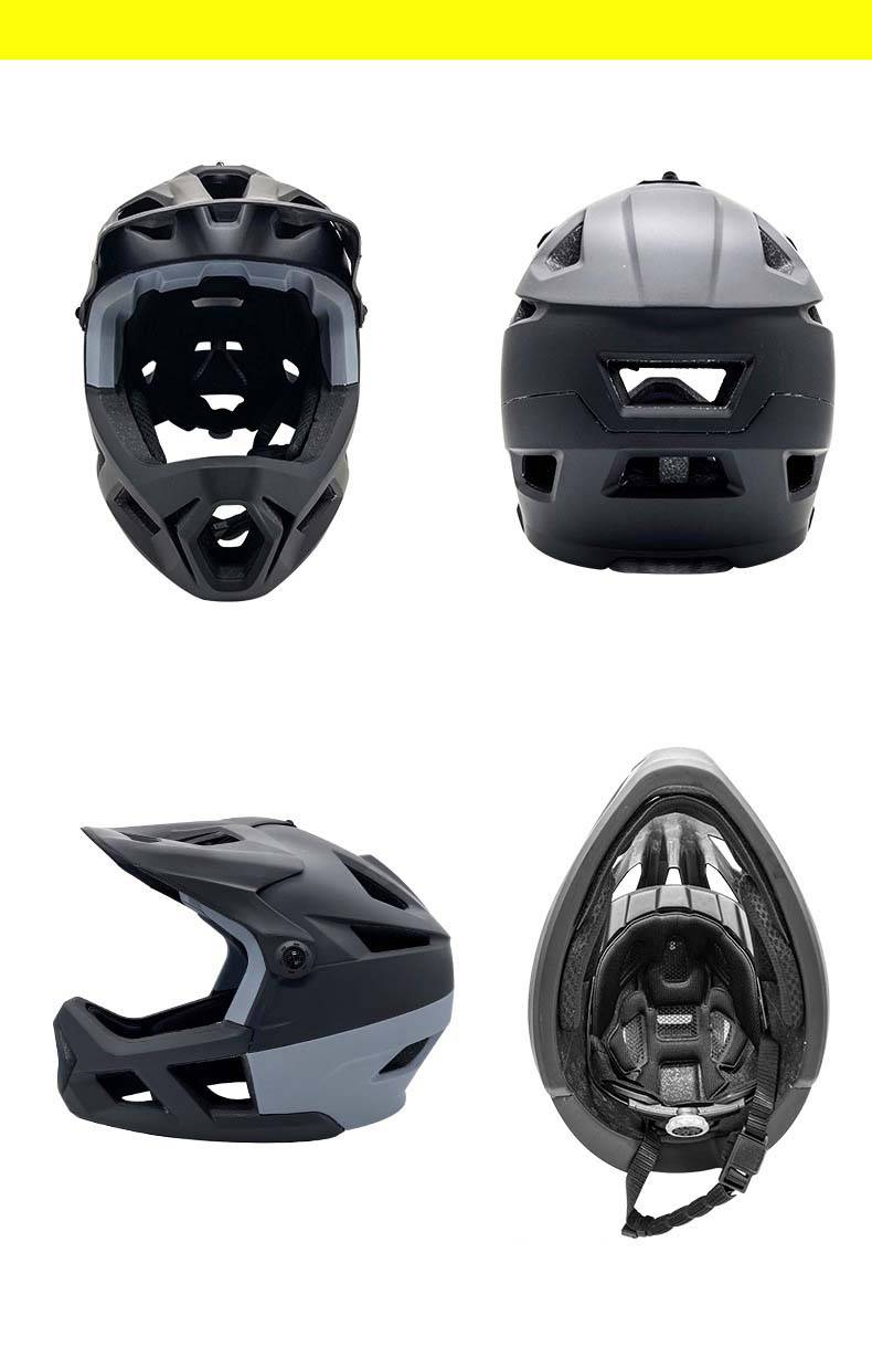 Offroad-Motorradhelm für Männer und Frauen – Integralhelm für Dirtbikes für MTB/Downhill/Enduro-Fahrten, Ganzjahresschutz_voghion.com