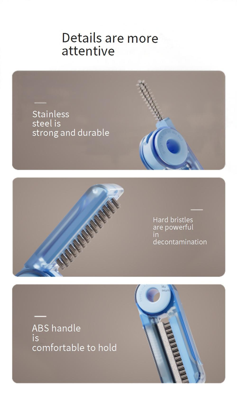 Spazzola per tazze quattro in uno, in plastica, per uso domestico, staccabile, pieghevole, multifunzionale, con scanalatura, isolamento, spazzola per la pulizia delle tazze_voghion.com