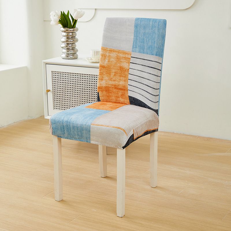 Coprisedia elastici a copertura totale – Coprisedia da pranzo in poliestere e spandex con stampe eleganti, vestibilità universale per uso domestico e commerciale_voghion.com