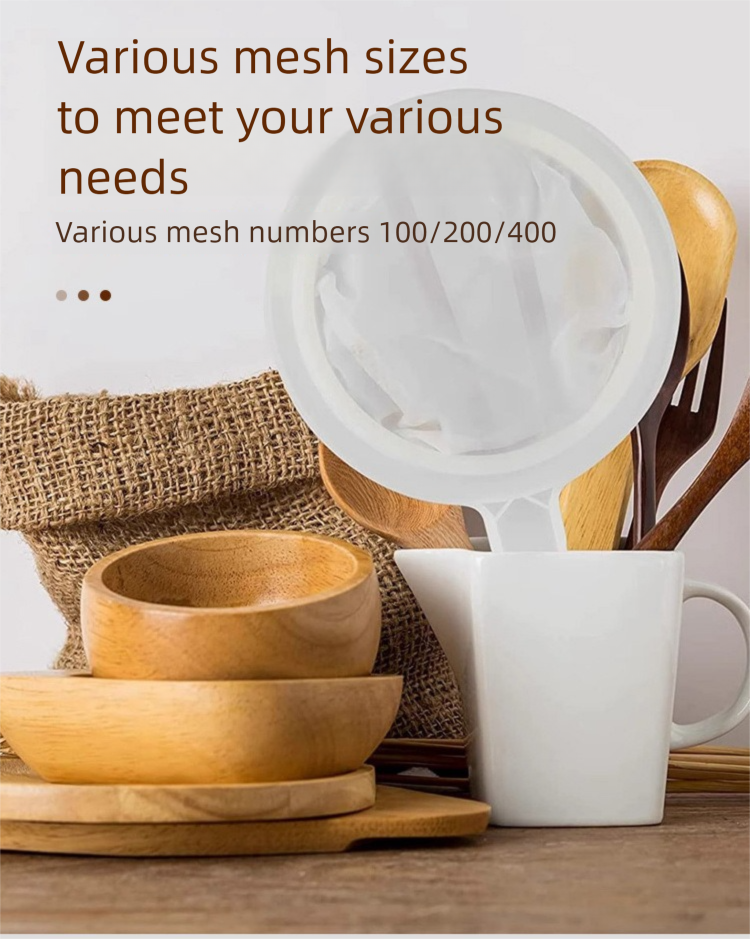 Filtro de leche de soja, filtro de red ultrafino para jugo, separador de residuos, colador de cocina universal._voghion.com